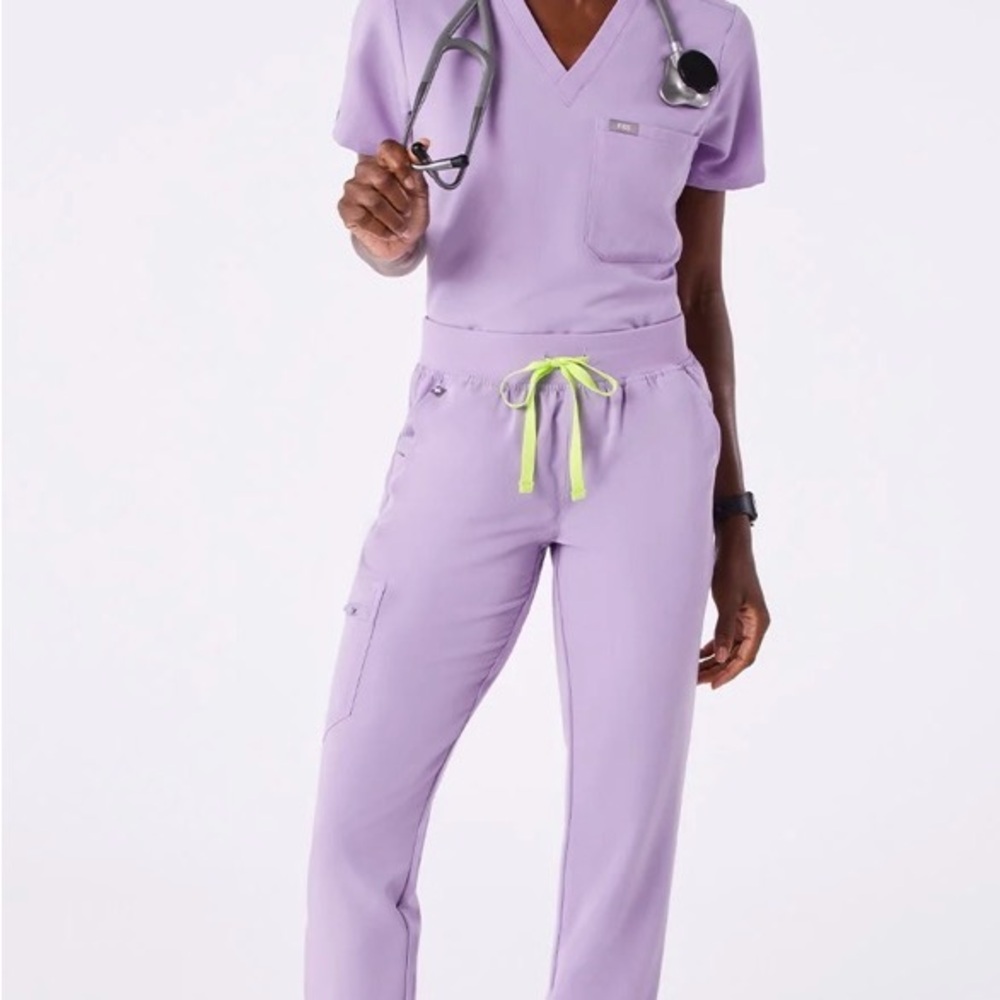 NWT FIGS Lavender Dew Catarina SMALL Zamora MEDIUM